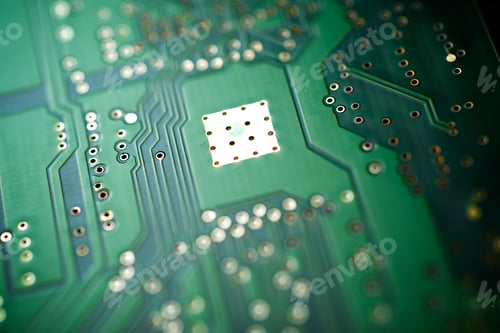Preview: Close-Up Of An Integrated Circuit.