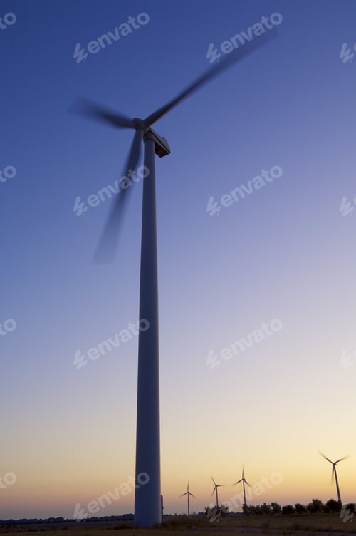 Preview: Windmills For Renewable Electric Energy Production, La Muela, Zaragoza, Aragon, Spain