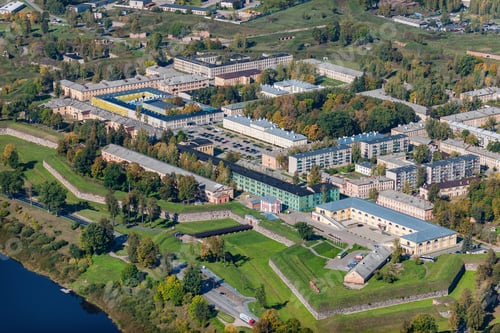 Preview: Aerial View Over The Daugavpils City (Latvia)