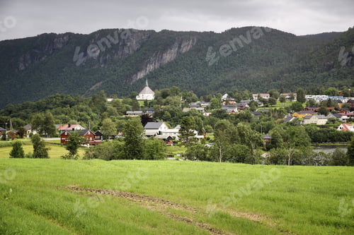 Preview: Norway Countryside - Rural Landscape In Sor-Trondelag County.