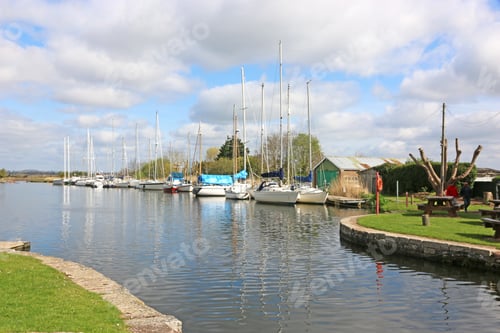 Preview: Yachts Moored On The Exeter Canal, Devon