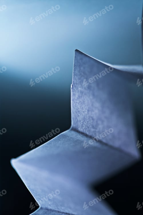 Preview: Colorful Paper Shapes With Paper Background