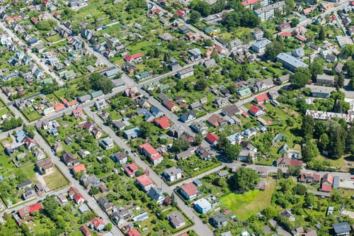Preview: Aerial View Over The Parnu City In Estonia