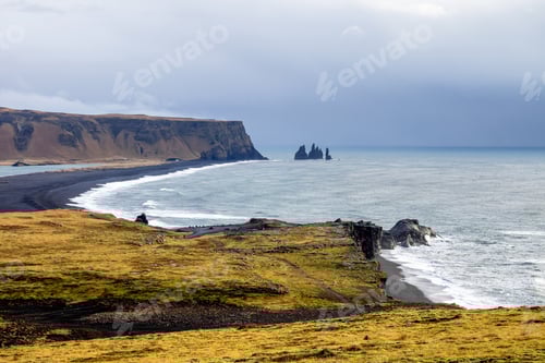 Preview: Reynisdrangar, Iconic Rocks In Reynisfjara Beach, Iceland