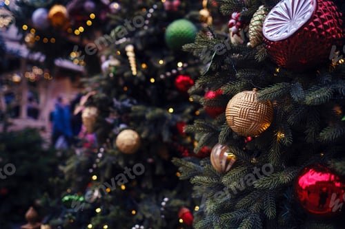 Preview: Journey To Christmas Festival 2020 In Moscow City, Russia. New Year Decor, Christmas Decoration On
