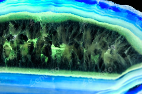 Preview: Agate And Quartz Slice - Beautiful Texture