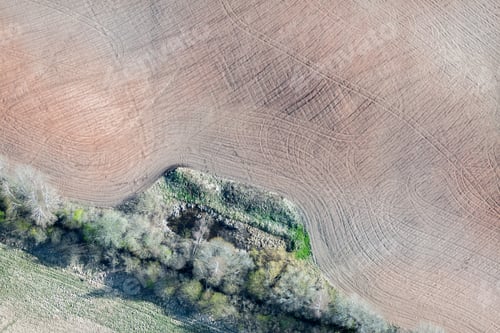 Preview: Aerial View Over The Rural Fields