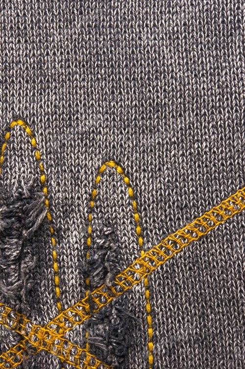 Preview: Texture Of A Washed Thick Knit Fabric