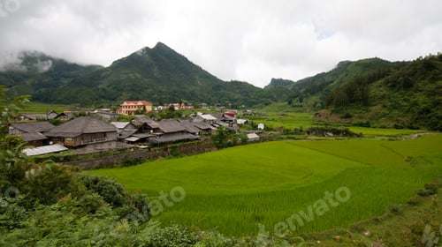 Preview: Traditional Vietnamese Village At Sapa Area In Vietnam