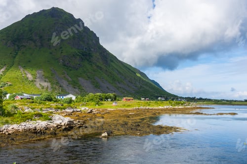 Preview: Green Mountains In The Lofoten Islands
