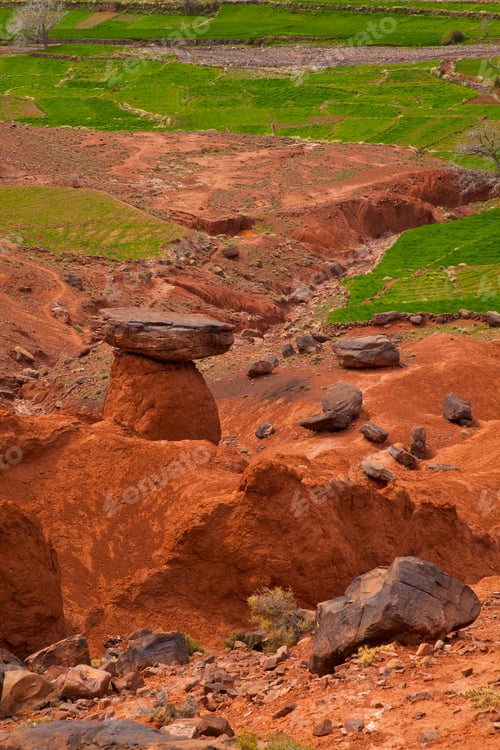 Preview: Landscape In Aguelmous, Khénifra Province, Béni Mellal-Khénifra, High Atlas Or The Grand Atlas