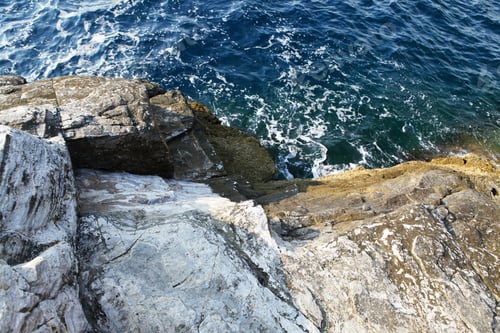 Preview: Landscape With Water And Rocks In Thassos Island, Greece, Next To The Natural Pool Called Giola