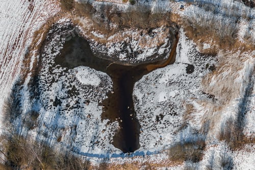 Preview: Aerial View Over The Small Ditches