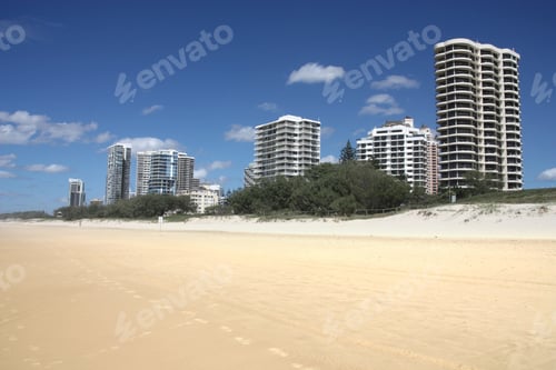 Preview: Beachfront Skyline - Surfers Paradise City In Gold Coast Region Of Queensland, Australia