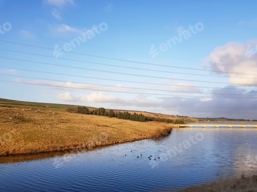 Preview: Baitings Reservoir, Above Ripponden, Calderdale, West Yorkshire, Uk