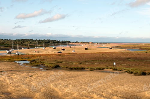 Preview: Low Tide At Wells Next The Sea, Norfolk, Uk