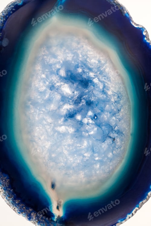 Preview: Agate And Quartz Slice - Beautiful Texture