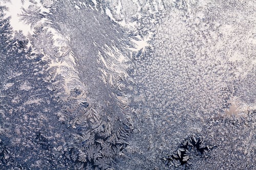 Preview: Ice Flowers On Glass - Texture And Background. High Resolution And Sharp, Beautiful Details