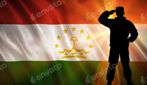 Preview: Flag With Original Proportions. Flag Of The Tajikistan