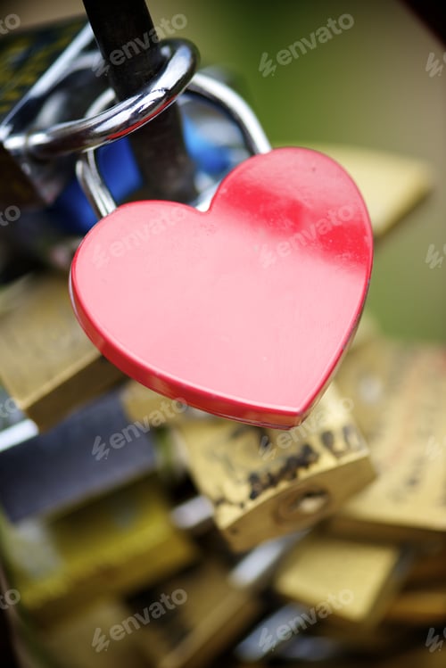 Preview: Love Padlock On The Railing Of A Bridge