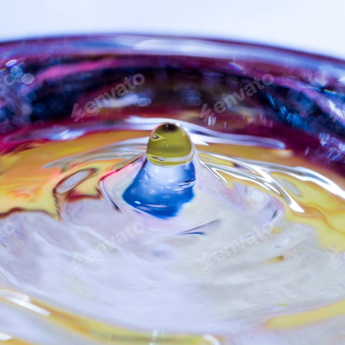 Preview: Water And Colors - Texture And Background, Blur