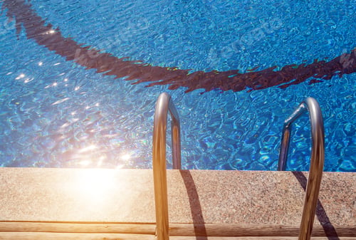 Preview: Water Wave Swimming Pool With Sun Stair