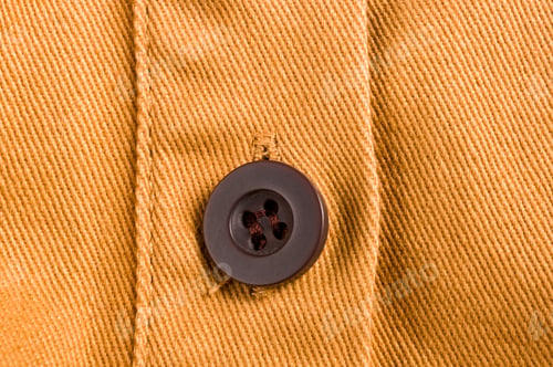 Preview: Clothing Items Stonewashed Cotton Fabric Texture With Seams, Clasps, Buttons And Rivets, Macro