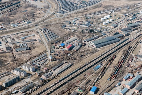 Preview: Aerial View Over Daugavpils City (Latvia)