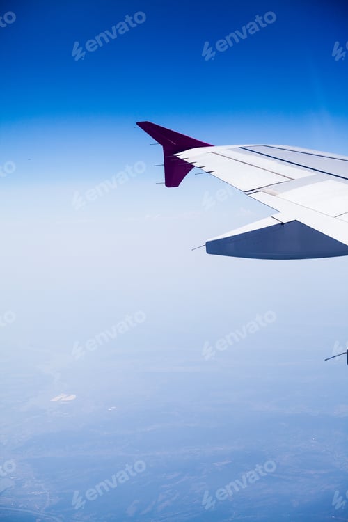 Preview: Beautiful, Dramatic Clouds And Sky Viewed From The Plane. High Resolution And Quality