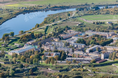 Preview: Aerial View Over The Daugavpils City (Latvia)