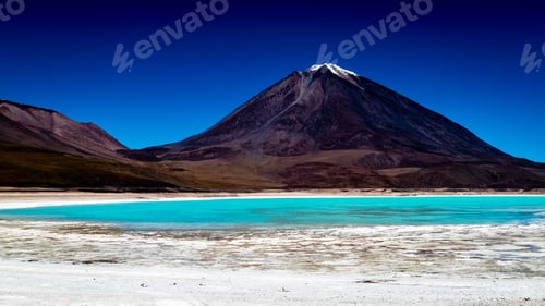 Preview: Bolivia Lagoon Mountain Scene