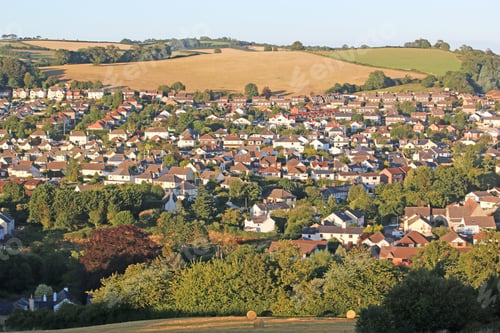 Preview: Kingskerswell Village, Devon In Evening Light