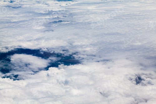 Preview: Beautiful, Dramatic Clouds And Sky Viewed From The Plane. High Resolution And Quality