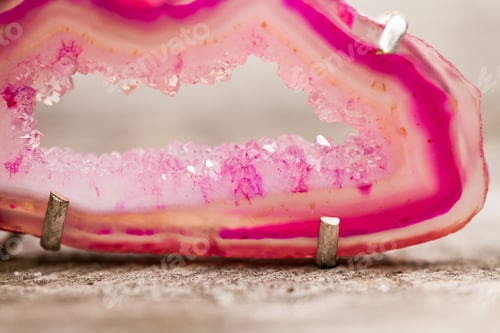 Preview: Agate- Beautiful, Colorful Slices And Texture With Silver