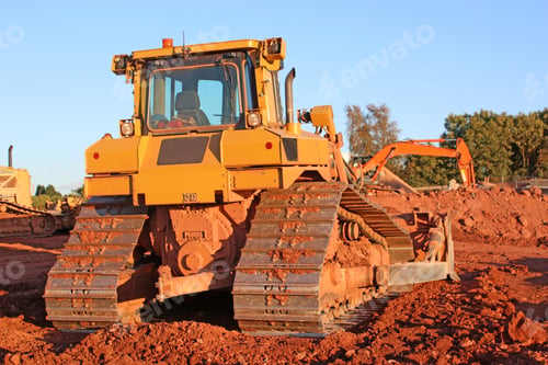 Preview: Bulldozer On A Construction Site