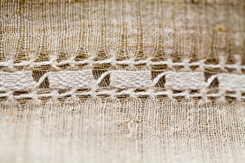 Preview: Vintage Textile Texture With Beautiful, Fine Embroidery