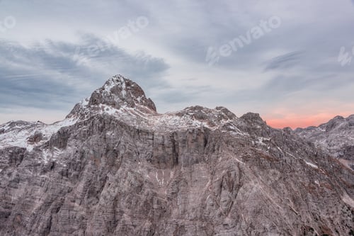 Preview: Cloudy Panorama On A Autumn Day In Julian Alps.