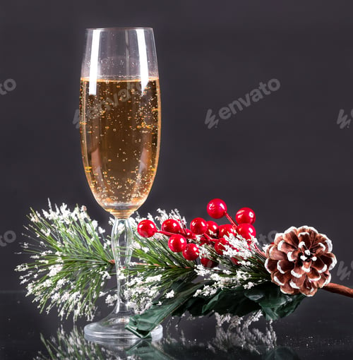 Preview: Cup Of Tasty Hot Tea, On White Background, With Christmas Toys And Cookies