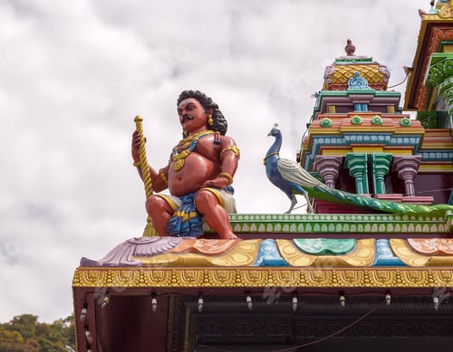 Preview: Hindu Shrines, Statue In Batu Caves Kuala Lumpur, Malaysia