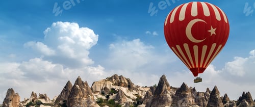 Preview: Morning Hot Air Balloon Panoramic
