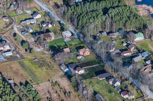 Preview: Aerial View Over The Village Berzciems