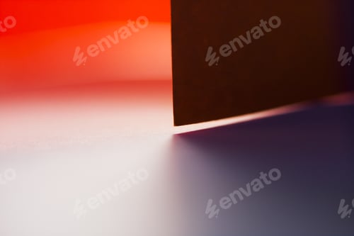 Preview: Colorful Abstract Composition With Paper, Lights And Shadows
