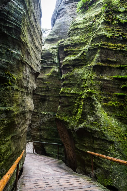 Preview: National Park Of Adrspach-Teplice Rocks. Rock Town. Czech Republic