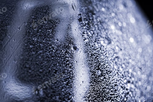 Preview: Abstract Underwater Composition With Bubbles, Lines And Light