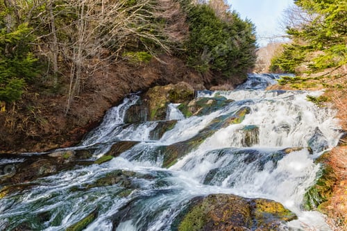 Preview: Dragon'S Head Waterfall (Ryuzu Falls), Nikko, Tochigi, Japan