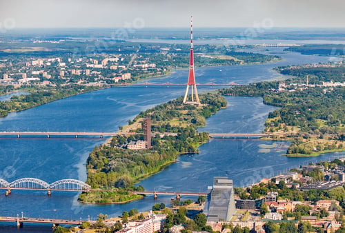 Preview: Aerial View Over The Riga City