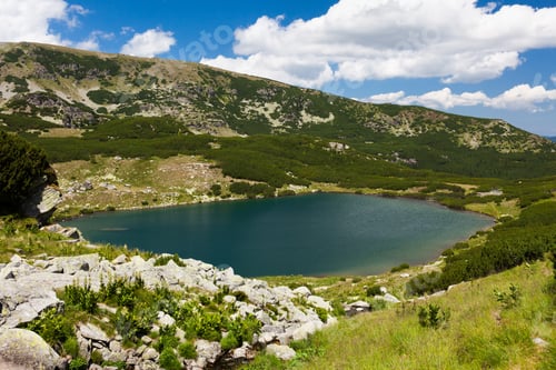 Preview: Landscape With Lake Calcescu In Romanian Carpathians