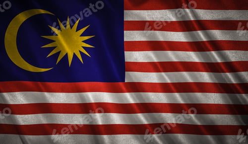 Preview: Flag With Original Proportions. Flag Of The Malaysia