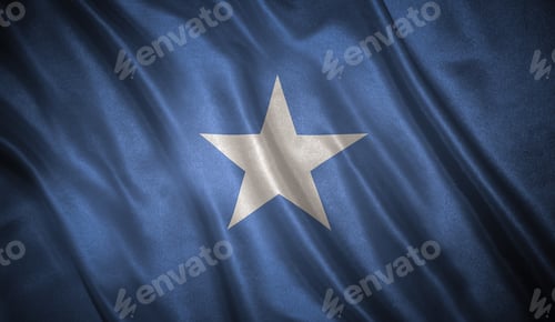 Preview: Flag With Original Proportions. Flag Of The Somalia