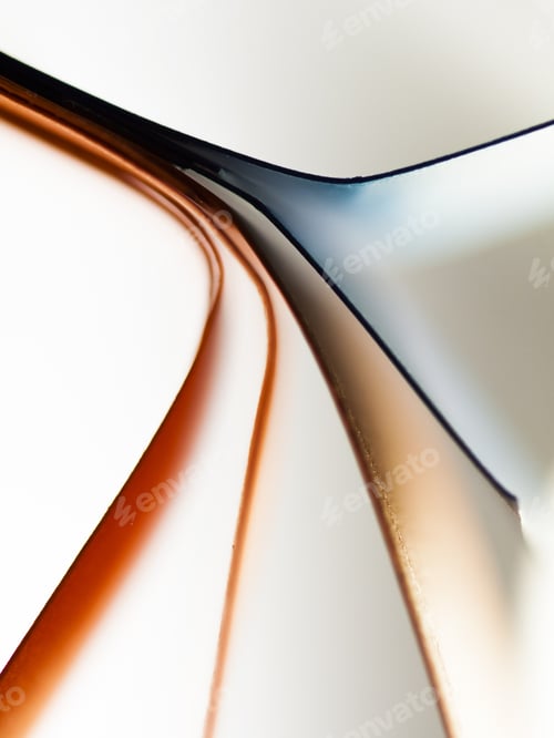Preview: Colorful Abstract Composition With Paper, Lights And Shadows